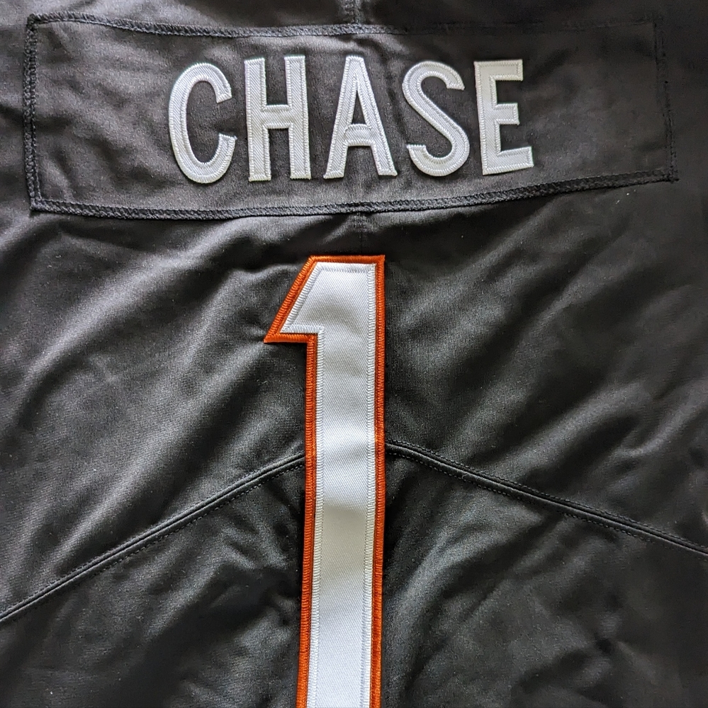 Medium black Jamar Chase home jersey. Cincinnati Bengals.Nike. BNWT